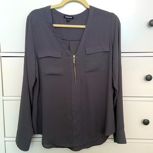 Express Portofino Shirt with Zipper